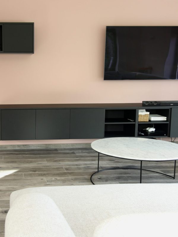 Picture before after renovations living room Photo avant après salon